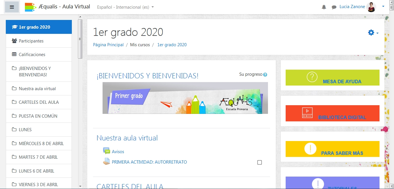 Aula virtual Æqualis