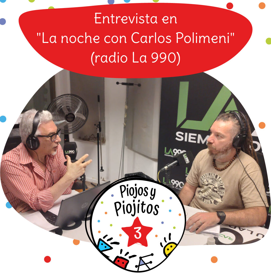 Entrevista en «La noche con Carlos Polimeni» (radio La 990)